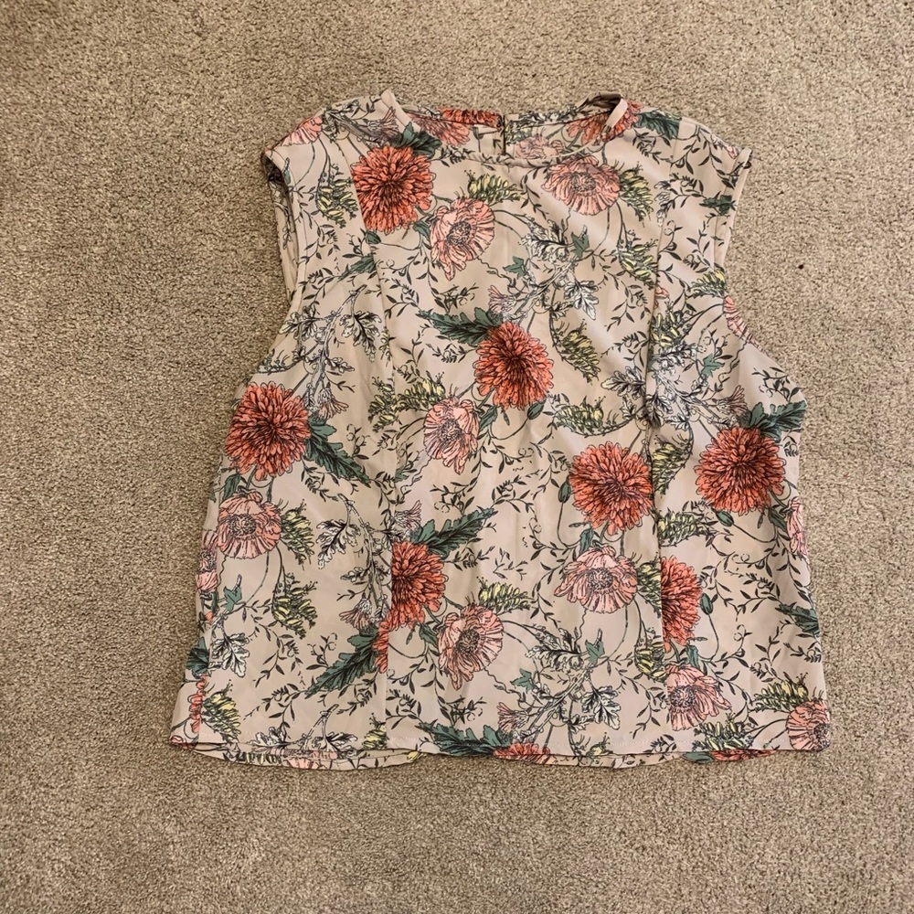 Floral crop top